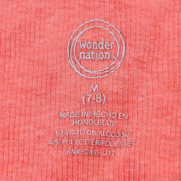 5 for $10 ⭐️ Wonder Nation Orange Tank Top Size 7/8 - Picture 2 of 5